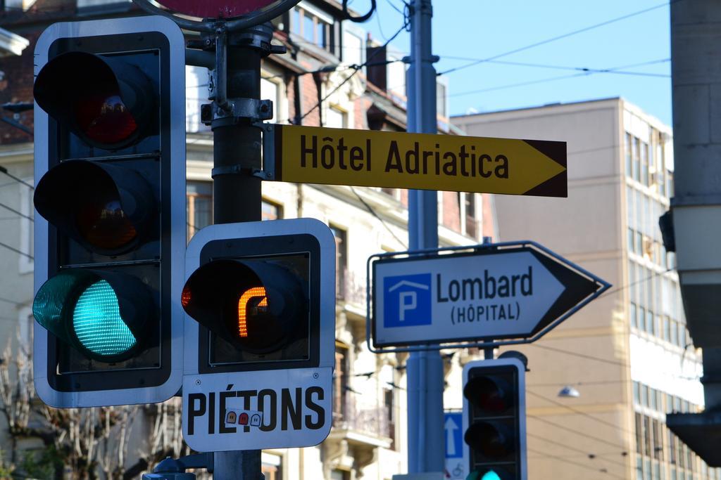 Hotel Adriatica Genf Kültér fotó
